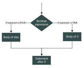 If else statement flow chart