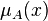 \mu_A(x)